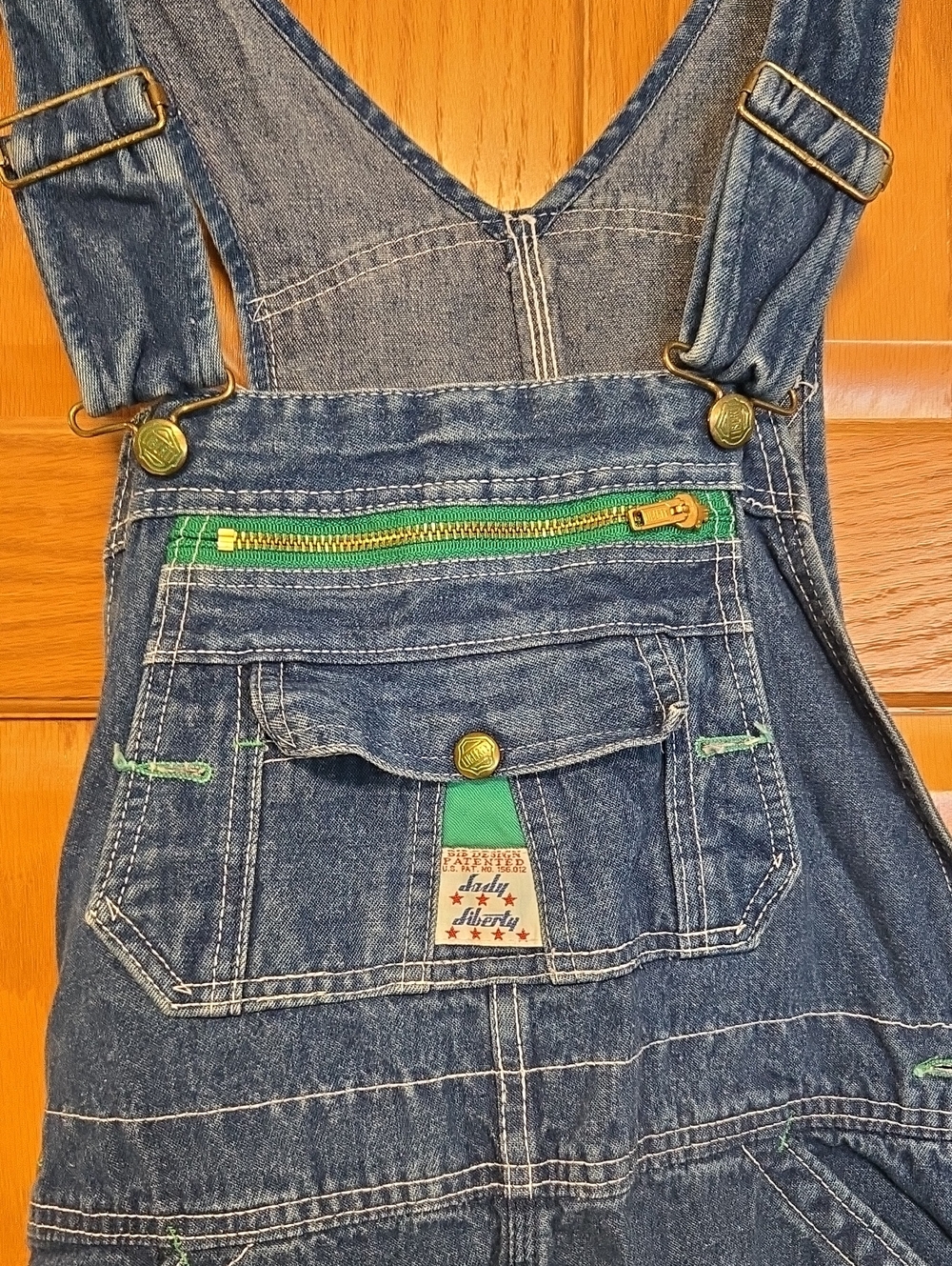 Women's Lady Liberty Overalls - Picture 4 of 8